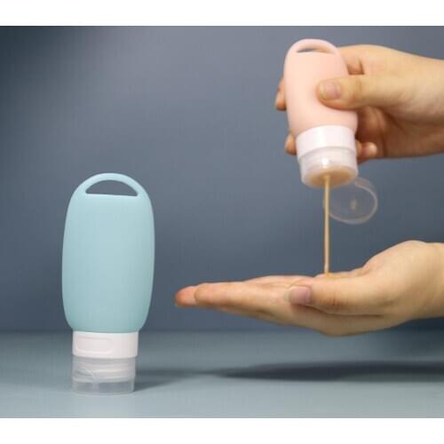 38ml/60ml/90ml Shower Gel Cosmetic Travel Sub Bottle Refillable Gel Bottle with Retractable Buckle Hand Sanitizer Split Bottles