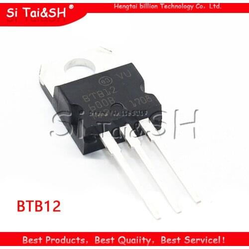 5pcs BTB12-800 BTB12-800B TO220 BTB12-800 BTB12 12A 800V TO-220