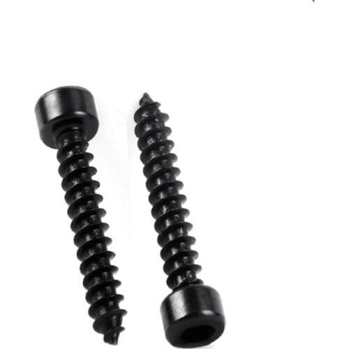 50pcs/Lot M2/M2.6/M3/M3.5 5mm/6mm/8mm/10mm/30mm Carbon Steel With Black Hexagon Socket Cap Head Self Tapping Screw Model
