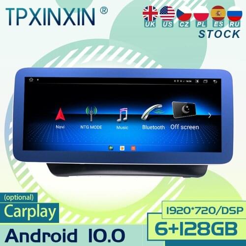 For Mercedes-Benz E200L 260L 300L 2010-2012 Android 10 Carplay Radio Player Car GPS Navigation Head Unit Car Stereo BT WIFI