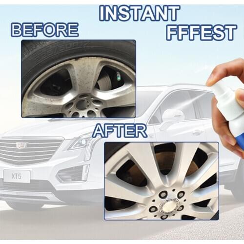 Car Accessories 30/50ML Vehicle Tire Cleaning Agent Rust Remover Tire Polish Cleaner Car Cleaning Car Beauty Waxing Sponge TSLM1