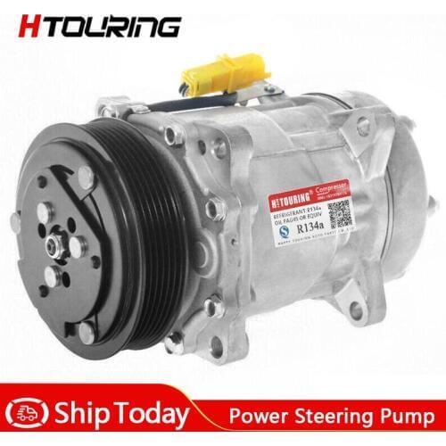 6453LX 6453JN 6453LR 9646416780 1240 1228F 1805 1268 for Sanden 7V16 auto air ac compressor for Car Citroen/Fiat/Lancia/Peugeot