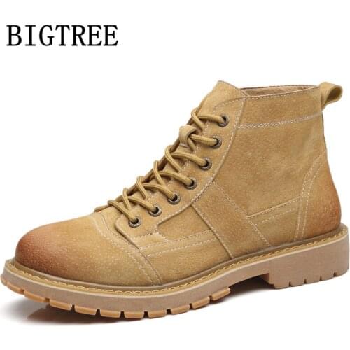 Genuine Leather Boots Men Military Desert Boots Ankle Boots Men Shoes Luxury Brand Casual Shoes Men Designer Shoes Buty Damskie