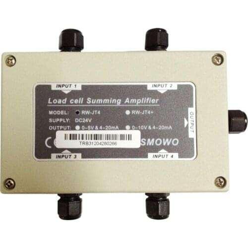 Pressure sensor RW-JT4 four-way PLC transmitter 0-10V weighing amplifier 0-5v output 4-20ma