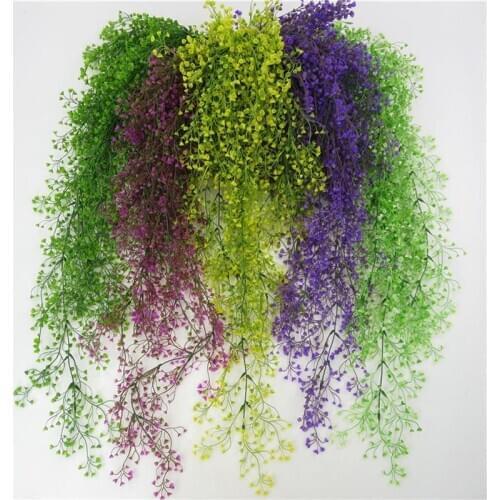 1pc Lifelike Artificial Vine Plastic Hanging Decor Vine Faux Garland For Balcony Photography Props Wedding Decor Accessories