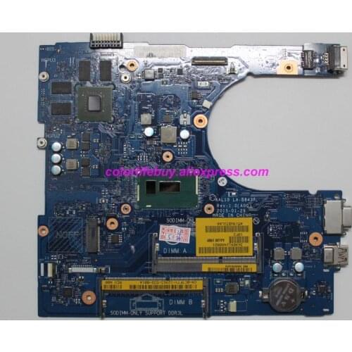 Genuine CN-0C7FTY 0C7FTY C7FTY AAL10 LA-B843P I3-5005U N15V-GM-S-A2 Laptop Motherboard for Dell Vostro 3458 3558 Notebook PC