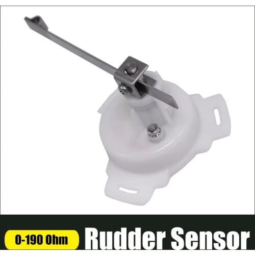 Stainless Steel Rudder Angle Sensor white fit for Marine Boat Accessories Rudder Angle Indicator DC 12V/24V