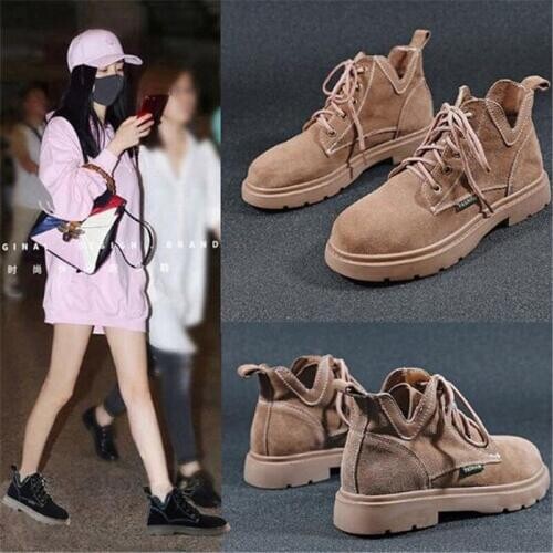 New autumn and winter womens booties light and comfortable non-slip wear-resistant fashion wild casual shoes shoes