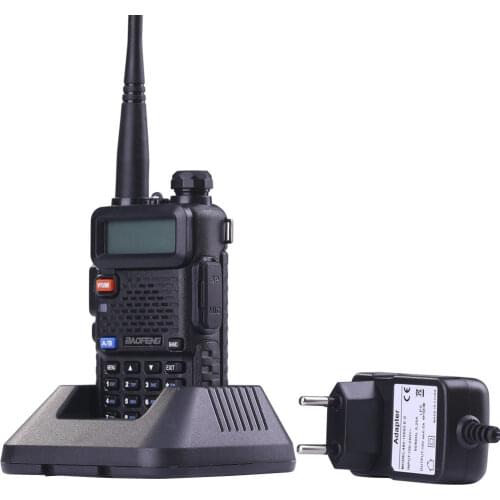 BaoFeng UV-5R Walkie Talkie Professional CB Radio Baofeng UV5R Transceiver 128CH 5W VHF&UHF Handheld Hunting+USB program cable