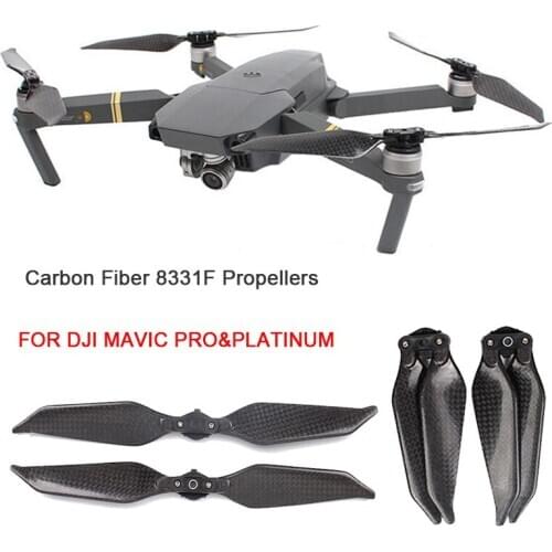 2Pcs 8331F Carbon Fiber Propellers Folding Quick Release Propeller For DJI Mavic Pro/PLATINUM Drone