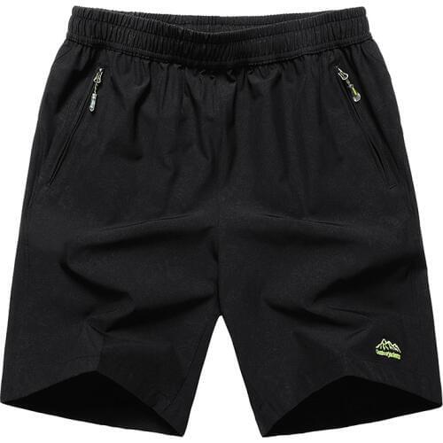 New 2018 Summer Solid Leisure Men Shorts Casual Quick-drying Short Trousers loose Elastic Waist short big size 8XL 9XL 10XL