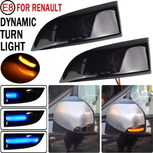 Dynamic Blinker Turn Signal LED For Renault Megane MK3 Laguna III X91 Grand Scenic III Fluence Latitude Safrane Samsung SM5