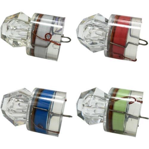 LED Deep Sea Underwater Diamond Flashing Fishing Light Squid Strobe Bait Lure