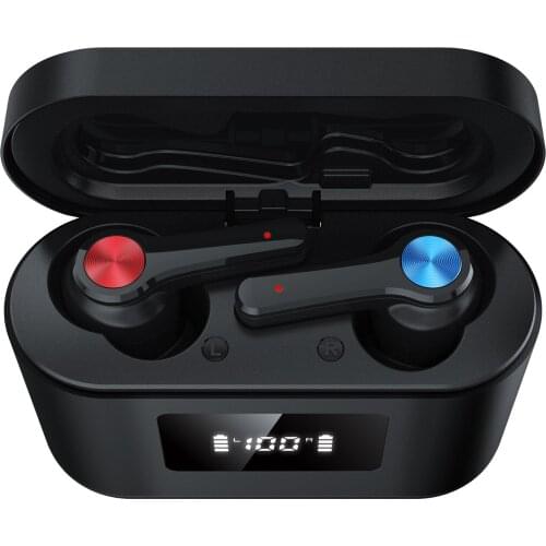 T29 In-Ear Wireless Headphones TWS Stereo Sport Game Intelligent Noise Reduction Waterproof Touch Headset With Digital Display