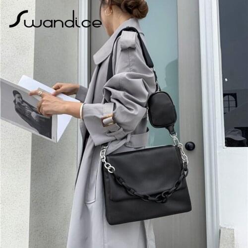100% Natural Calfskin Real Genuine Leather Chain Flap Crossbody Messenger Shoulder Bags Women Female Ladies Handbags Purses 2021