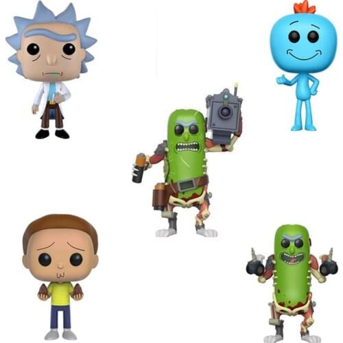 #113 Pickle Rick #112 and Mission Mr.Meeseeks #174 Morty #113 Action Figure PVC Collection Cute Birthday Gift for Children Gifts