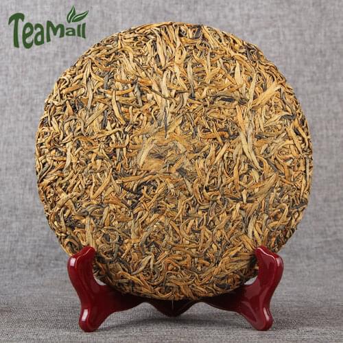 2020 Yunnan Black Chinese Tea Ancient Tree Luzhou Type Big Golden Bud Chinese Tea Dianhong 357g