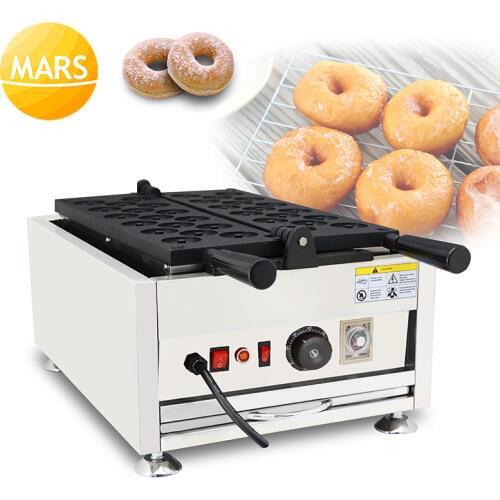 220v 110v Commercial Use Manual Type Mini Doughnut Donut Maker Machine Baker Making Mold Iron Pan With CE Certification