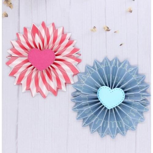 KSCRAFT Diamond Rosette Metal Cutting Dies Stencils for DIY Scrapbooking Decorative Embossing DIY Paper Cards