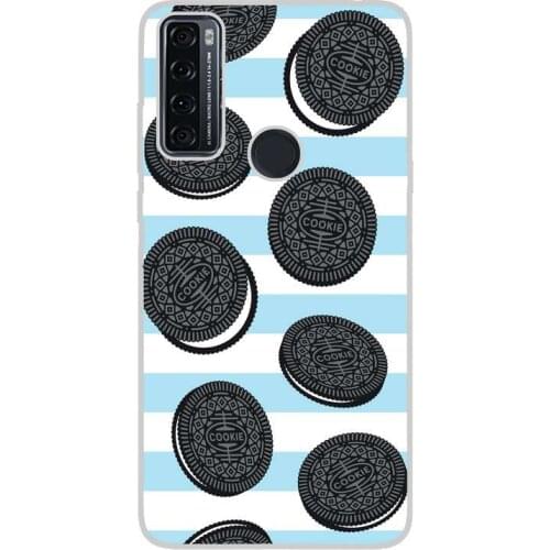 Compatible with TCL-20-SE-4G silicone gel tpu case cover case custom drawing design anti-shock funny 008 case