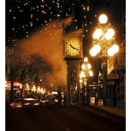 5x7ft Lanterns in City Night Photography Backdrops Photo Props Studio Background