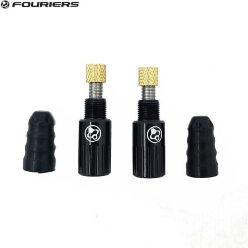 Fouriers Ultra-light Aolly Road Bike Tubeless Fluid Valve Convertor Presta Valve Cap Bicycle Parts Tyre Valve