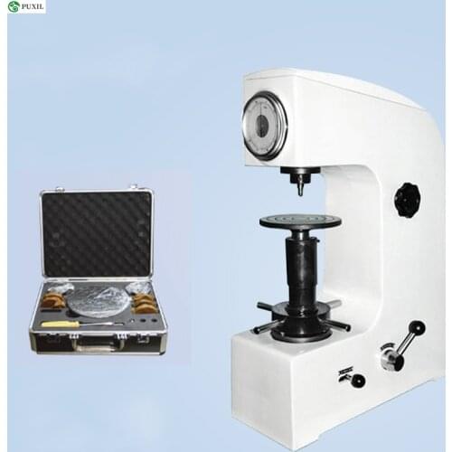 HR-150A Hardness Tester Manual Dual Handle Desktop Hardness Tester Metal Hardness Test Instrument with Diamond Indenter