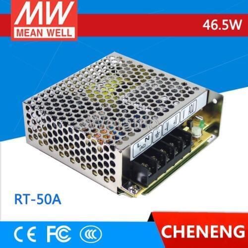 MEAN WELL original RT-50A 47W 5V 4A +12V 2A -5V 0.5A Triple Output Switching Power Supply 3 Channel