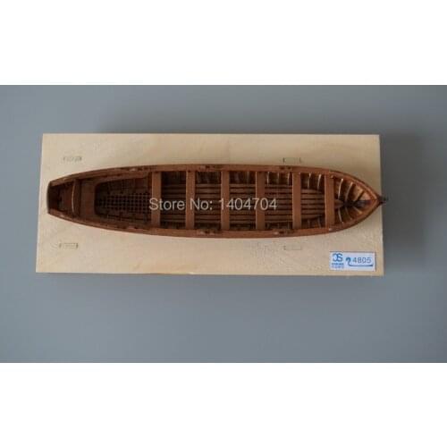 NIDALE model Free shipping Scale 1:48 Laser-cut wooden Lifeboat model kit 148mm J4805 plnance boat model
