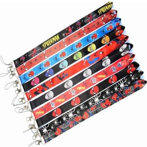 New cute cartoon anime lanyard ID card mobile phone tag lanyard hanging neck key ring lanyard