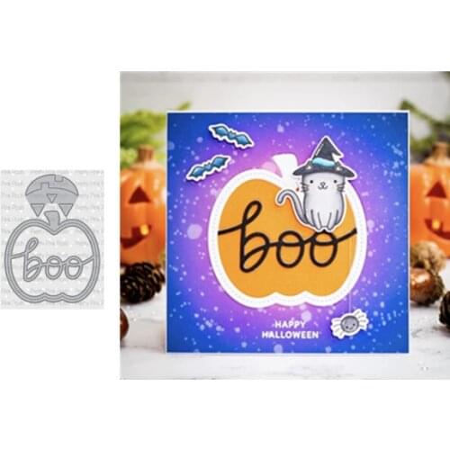 ZY 2021 New Arrival Presell Halloween Metal Cutting Dies for DIY Scrapbooking/photo album Decorative Embossing DIY Paper Cards