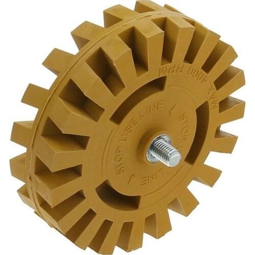 Car Cleaning Care Pinstripe Decal Eraser Wheel Pad Rubber Disk Pneumatic Car Decals Sticker Remover Remove Tools