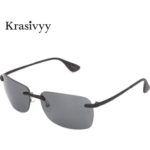Krasivyy BRAND 2020 New TR90 Sunglasses Men High Quality Nylon Lenses Ultralight Square Sun Glasses Women Driving Oculos Sol