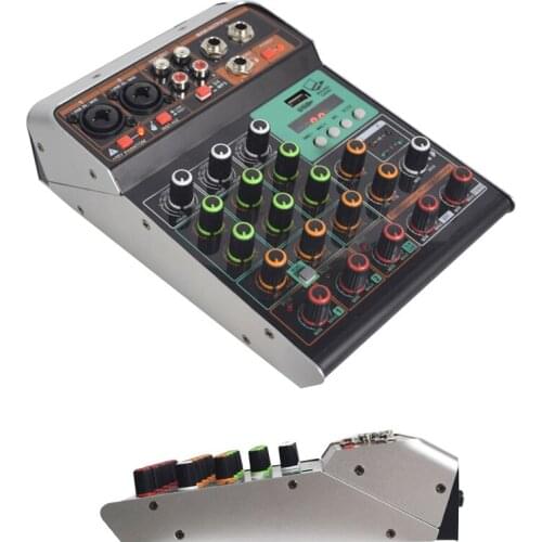 Original Mini 4 Channel Mixing Console For Live Recording Bluetooth USB 48V MiCWL AF4