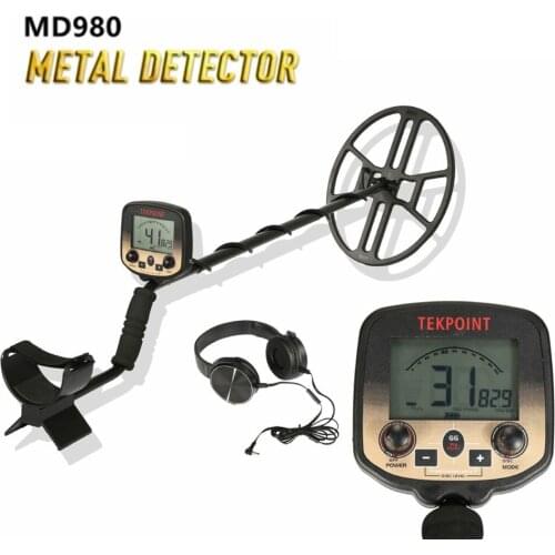 MD-980 LCD Display Professional Underground Metal Detector High Sensitivity Treasure Gold Hunter Finder Scanner Water Search