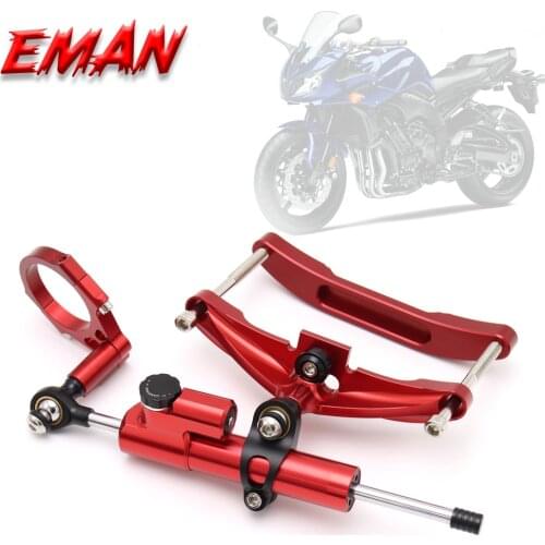 Fit FOR YAMAHA FZ1 FAZER FZ1-N 2006-2015 Adjustable Motorcycles Steering Stabilize Damper Bracket Mount Kit CNC Aluminum
