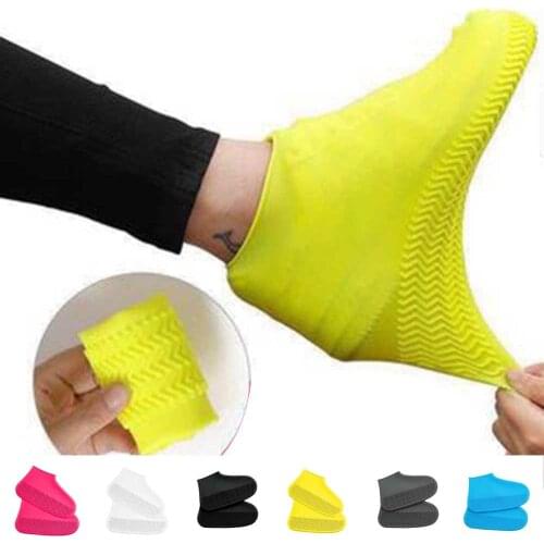 Outdoor Waterproof Silicone Shoe Cover Recyclable Boot Cover Protector For Rainy Lightweight Non-slip Reusable Camping Hiking