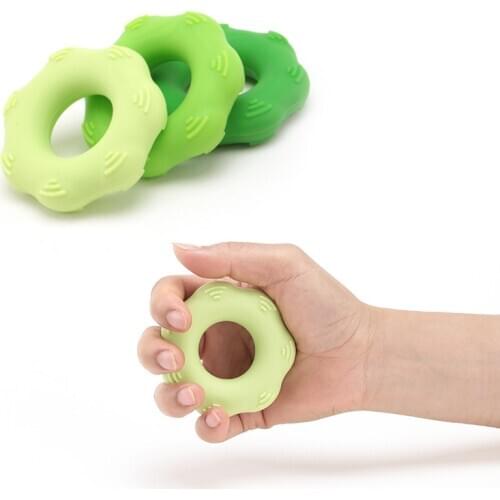Silicone Finger Gripper Hand Resistance Band Gripping Ring Wrist Stretcher Finger Forearm Trainer Pow Exercise Carpal Expander