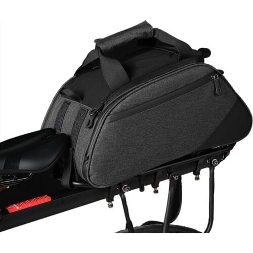 Bicycle Carrier Bag Large Capacity Bike Rear Seat Bag Bicycle Back Luggage Pannier Multifunctional Cycling Travel Pouch Handbag