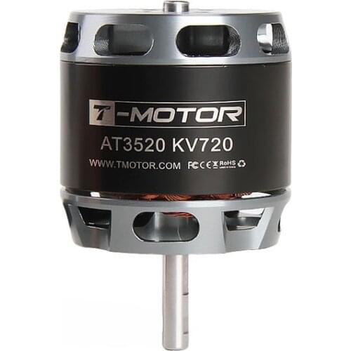 T-Motor AT3520 Long Shaft KV550 KV720 KV850 Brushless Motor For Fixed Wing Drone VTOL UAV Flexible And Strong Power
