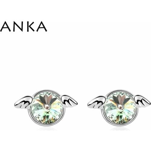 Crystal jewelry wing stud earrings for women Mothers Day Gift Crystals from Austria #96151