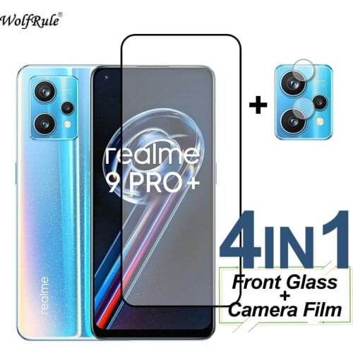 Full Cover Tempered Glass For Realme 8 Narzo 30 5G 7 8 Pro X7 Q2 Pro V5 Screen Protector Protective Phone Camera Film Realme 8