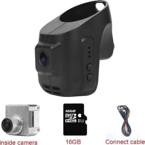 Car Dash Cam DVR black for Porsche car Boxter(year 2009-2012) / 911(year 2009-2012) With WIFI+16GB/32G+1080P+170degree