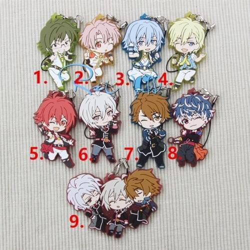 1pc Keychain IDOLiSH7 Rocking Style IZUMI IORI OTOHA IZUMI MITSUKI TAMAKI NAGI Phone Bag Pendant Keychain Gift Collect Keyrings