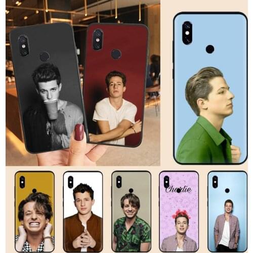 Charlie Puth American pop singer Phone Case For Xiaomi Redmi note 7 8 9 t max3 s 10 pro lite Luxury brand shell funda coque