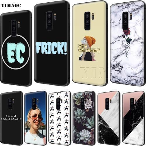 YIMAOC Emma Chamberlain Case for Samsung Galaxy A7 A8 A9 A10 A20 A30 A40 A50 A70 M10 M20 M30 S10e J6 Plus