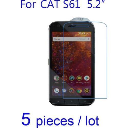 For Cat S61 NEW 2018 mobile LCD Guard,5pcs/lot Screen Protectors Films Ultra-Clear/matte/Nano Explosion-Proof Protective Films