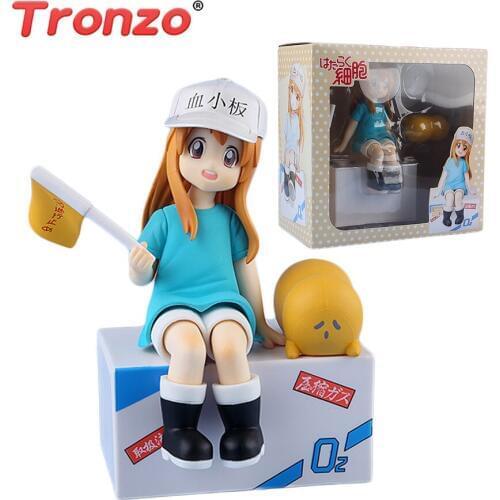 Tronzo Action Figure 15cm Hataraku Saibou Figure Platelet Figure Toys Japan Anime Working Cell Collectible Model Gift For G