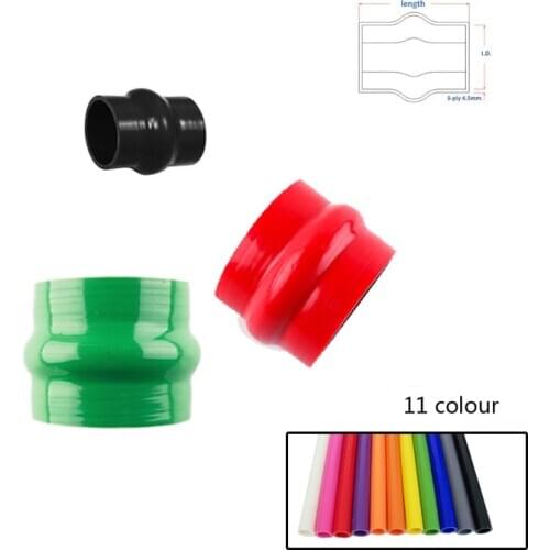ID: 25-102mm Straight Silicone Hump Hose Intercooler Coupler Tube Pipe