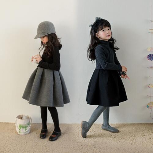 JIANDIAN Warm Dresses For Girls